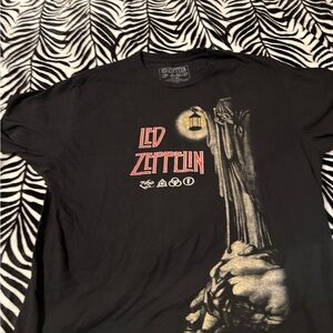 Led Zeppelin Black Graphic Tee